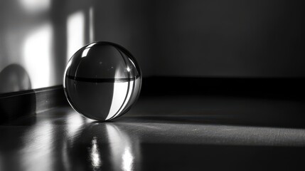 Poster - The interplay of black and white light captures the essence of contrast and form.