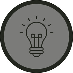 Poster - Bulb Icon Design