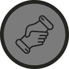 Poster - Partnership Handshake Icon Design