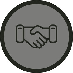 Poster - Handshake Icon Design