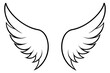 © adam - angel wings vector silhouette
