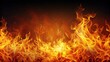 © somsak - Abstract background with fiery flames , fire, abstract, background, blaze, burning, heat, orange, red, inferno, intense, texture