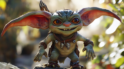 A Cartoon Character cute Goblin fantasy