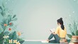 © AliaWindi - Minimalist background for educational banners: international concepts celebrating literacy and classroom creativity.