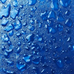 Blue solid color rgraphics are vivid and eye-catching.  The solid color area has very few very small bubbles, The whole picture is suitable for business context
