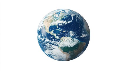 Earth globe from space isolated PNG transparent