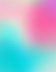 Poster - Abstract Gradient Background in Pink and Teal Colors