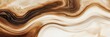 © Анатолий Сав - Swirling coffee and cream create a stunning marbled effect, showcasing rich browns and creamy whites in an intricate pattern. Generative AI