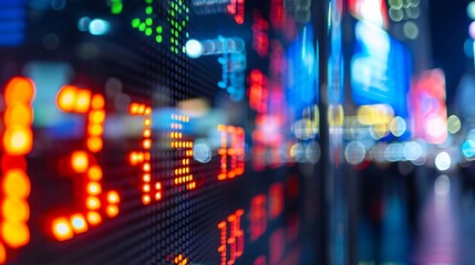 Stock market concept 