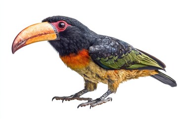 Fiery-billed Aracari: Colorful Central American Toucan