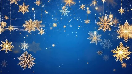 Wall Mural - beautiful 4K seamless looping animation featuring smoky night sky filled twirling stars festive sparkles warm winter holiday ambiance perfect Christmas seasonal background 2024 abstract astrology