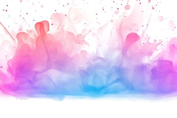 Poster - Blurred ink  pastel colors abstract background 