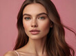© Armina - A woman posing for an anti-aging skincare advertisement.