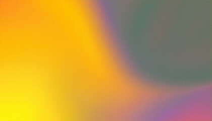 Poster - Abstract Blurred Gradient Background in Yellow, Orange, Green and Purple