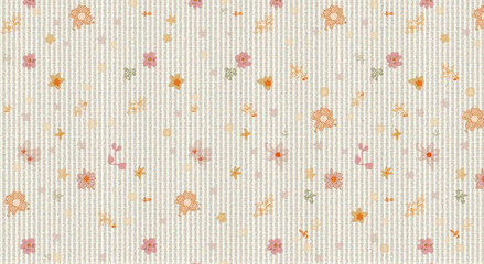 Wall Mural - seamless pattern with flowers