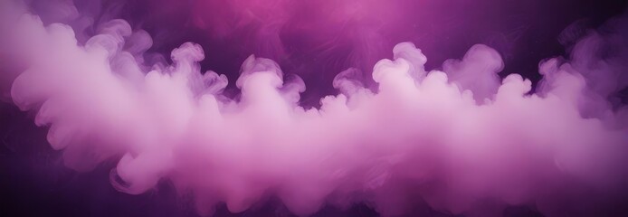 Poster - a swirling pattern of pink and purple smoke against a dark purple background, creating a captivating and ethereal visual effect