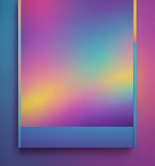 Fototapete - a vibrant gradient background with a gradient of colors transitioning from blue to purple, and then to yellow, creating a visually striking and abstract composition