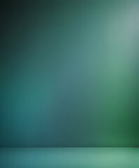 Poster - a gradient background transitioning from a deep green at the top to a lighter shade at the bottom, creating a sense of depth and dimension
