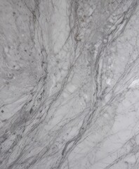 Poster - a close-up view marble surface with a textured, white and gray marble pattern