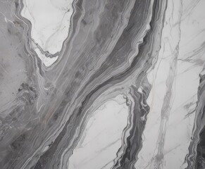 Poster - a close-up view marble surface with a striking pattern of swirling lines and curves, creating a sense of movement and dynamism
