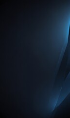 Poster - a dark blue gradient background with a subtle blue light shining on the right side, creating a sense of depth and dimension