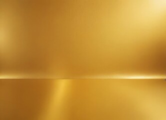 Aufkleber - a blurred golden background with a subtle reflection on the right side, creating a sense of depth and dimension