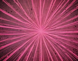 Leinwandbilder - a vibrant abstract design with radiating lines in shades of pink and purple, creating a dynamic and energetic visual effect