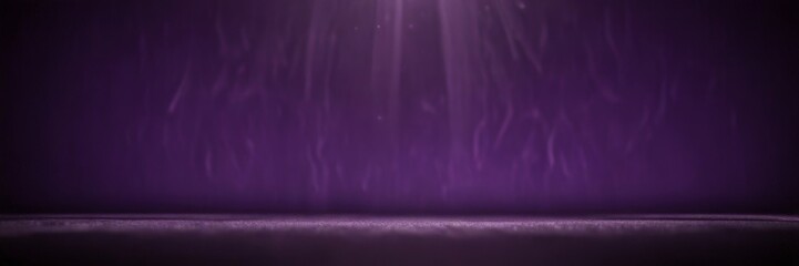 Poster - a purple-tinted background with a subtle gradient effect, creating a sense of depth and dimension