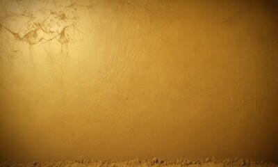 Leinwandbilder - a textured, golden-colored wall with a rough, uneven surface