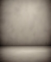 Aufkleber - A simple, monochromatic plain, empty room with a flat, unadorned wall