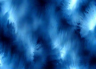 Aufkleber - a dark blue abstract background with a textured, feathery appearance