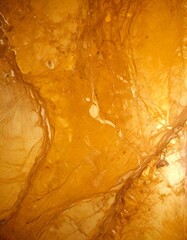 Leinwandbilder - a close-up view marble surface with a textured, marbled pattern in shades of yellow and brown