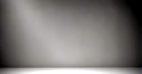 Leinwandbilder - a dark, empty room with a single light source on the right side, casting a shadow on the floor