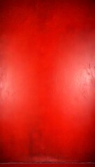 Poster - a red wall with a textured surface, creating a bold and vibrant visual effect