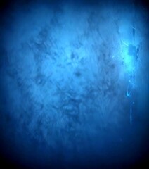 Leinwandbilder - a dark, moody, and abstract representation textured surface, with a subtle blue glow and a small, in