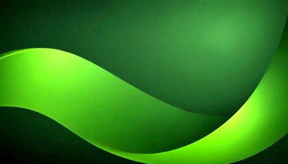 Aufkleber - a dark green background with a curved, wavy line in a lighter shade of green, creating a sense of movement and dynamism