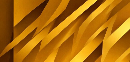 Fototapete - a complex pattern of intersecting diagonal lines in varying shades of gold, creating a visually striking and abstract design
