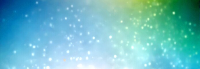 Aufkleber - a blurred, abstract background with a gradient of blue and green colors, resembling a starry night sky