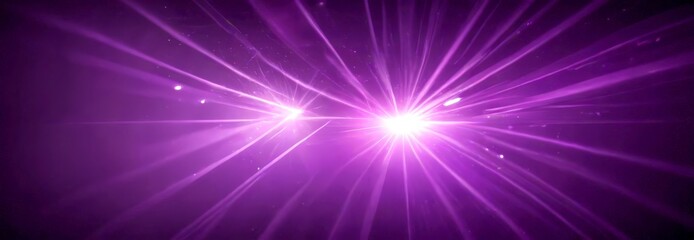 Aufkleber - a vibrant purple background with radiating lines and a bright, white light at the center, creating a dynamic and energetic visual effect