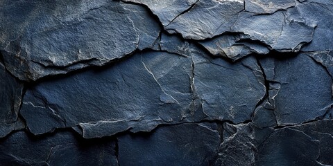 Wall Mural - Dark Slate Texture with Rough Edges