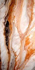 Aufkleber - a close-up view marble surface with a swirling pattern of light and dark colors, resembling the natural patterns found in nature