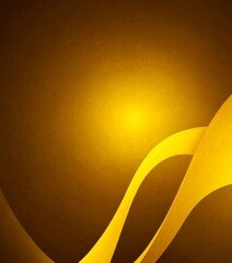 Fototapete - a gradient background transitioning from a dark brown at the top to a lighter shade at the bottom, with a central yellow line that curves and bends, creating a sense of