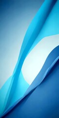 Aufkleber - a close-up view of abstract blue and white shapes, with a gradient effect transitioning from light blue to darker blue