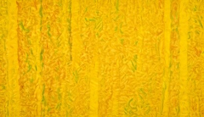 Fototapete - a textured yellow background with vertical stripes in green and orange