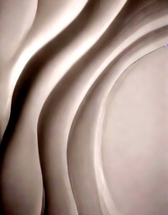 Poster - a close-up view white, wavy surface, possibly a wall or a piece of paper, with a subtle gradient effect