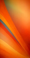 Poster - a vibrant abstract composition of overlapping orange and yellow horizontal lines, creating a dynamic and energetic visual effect