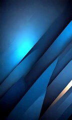 Leinwandbilder - a dark blue abstract background with diagonal lines and a subtle gradient effect, creating a sense o
