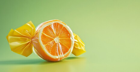 candy in the shape of an orange