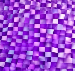 Poster - a purple and white checkered pattern with a subtle wave-like texture, creating a visually appealing abstract design