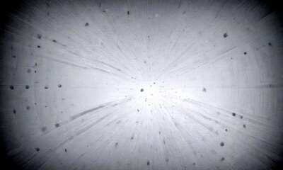 Poster - a dark, grainy texture with a radial pattern of small dots or specks, creating a sense of depth and dimension